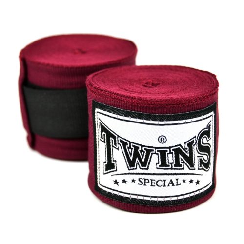 Bandes de protection Twins bordeaux CH5 pour Muay Thai et boxe professionnelle