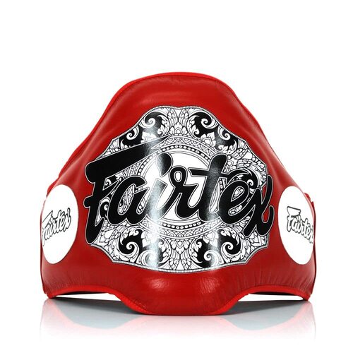 ceinture de frappe Fairtex bpv2-rouge Ceinture de frappe Fairtex BPV2 rouge avec motif thaïlandais