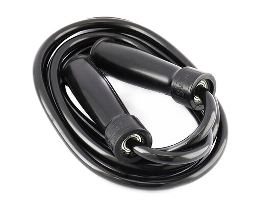 Twins rope Black Corde à sauter Twins SR2 noir pour Muay Thai et entraînement cardio boxe