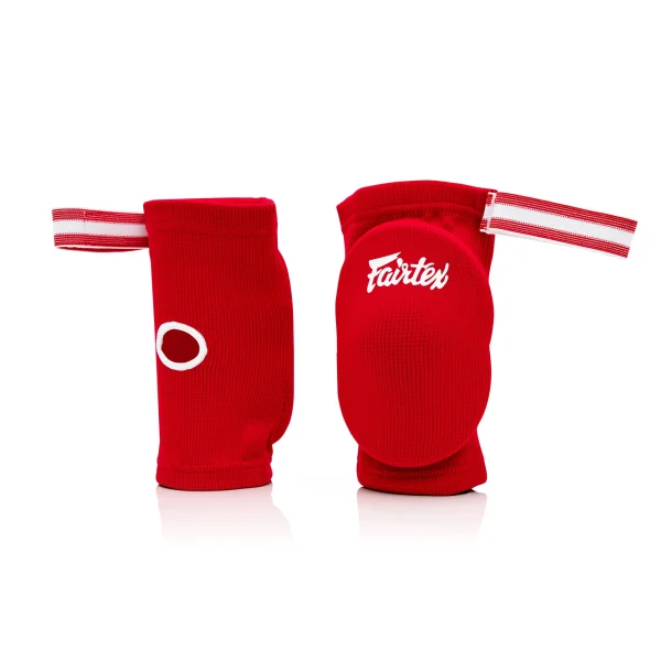 coudière fairtex muaythai rouge ebe Coudières Fairtex EBE1, rouge pour Muay Thaï, MMA et kick-boxing et compétition