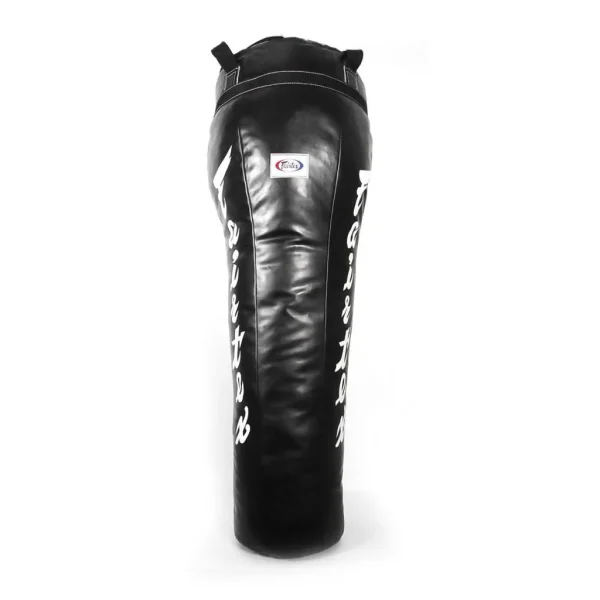 sac de frappe Fairtex HB12 Sac de frappe Fairtex HB12 noir vue de face avec logo