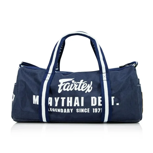 sac de sport fairtex bag9 bleu marine Sac de sport Fairtex BAG9 bleu marine avec logo Fairtex