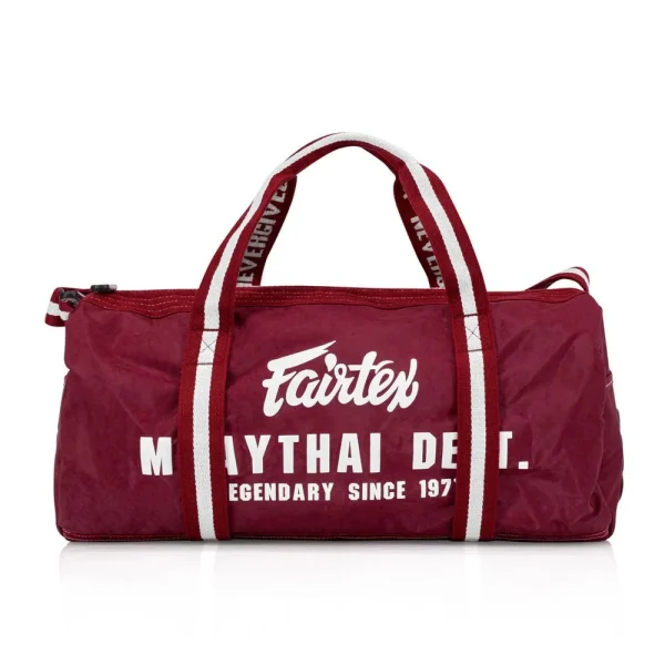 sac de sport fairtex bag9 bordeaux Sac de sport Fairtex BAG9 bordeaux avec logo Fairtex