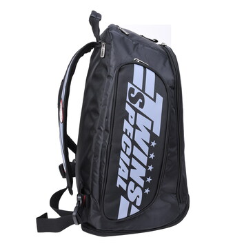 sac de sport twins bag 5 coté Sac à dos Twins Special Bag 5 bleu sport de combat boxe Muay Thai MMA vue de coté