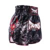 short muaythai twins kabuki vue de coté Short Muay Thai Twins Kabuki vue de côté masque de démon rouge