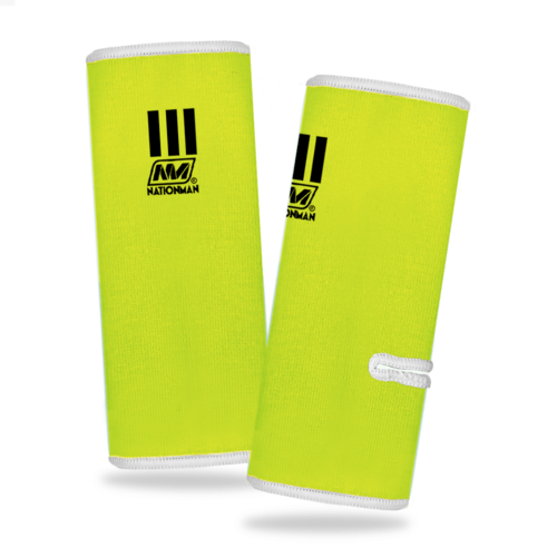 Nationman-Muay-Thai-Chevillère jaune Chevillères de protection Muay Thaï Nationman jaune