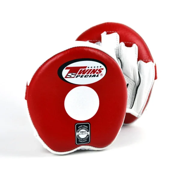 Patte d’ours PML13 rouge /blanc pour entraînement de boxe et Muay Thaï