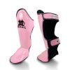 Protège tibia mongkol rose Protège-tibias Mongkol rose protection Muay Thaï