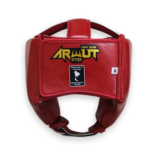 Casque Arwut HG2 rouge vue arrière avec réglage