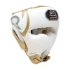 Casque professionnel Rival RHG100 blanc et or pour boxe anglaise