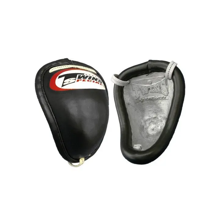Coquille de protection Twins Metal noire pour entraînement Muay Thaï MMA
