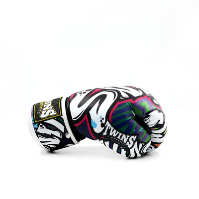 Gants Twins Graffiti FBGVL4-68 vue arrière et fermeture poignet