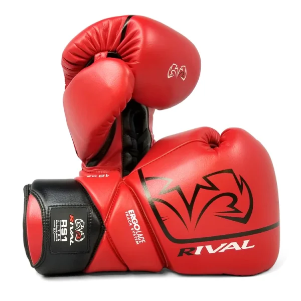Gants de boxe Rival RS1 Ultra Sparring – Rouge Gants de boxe Rival RS1 Ultra Sparring rouge, gants de sparring professionnels en microfibre