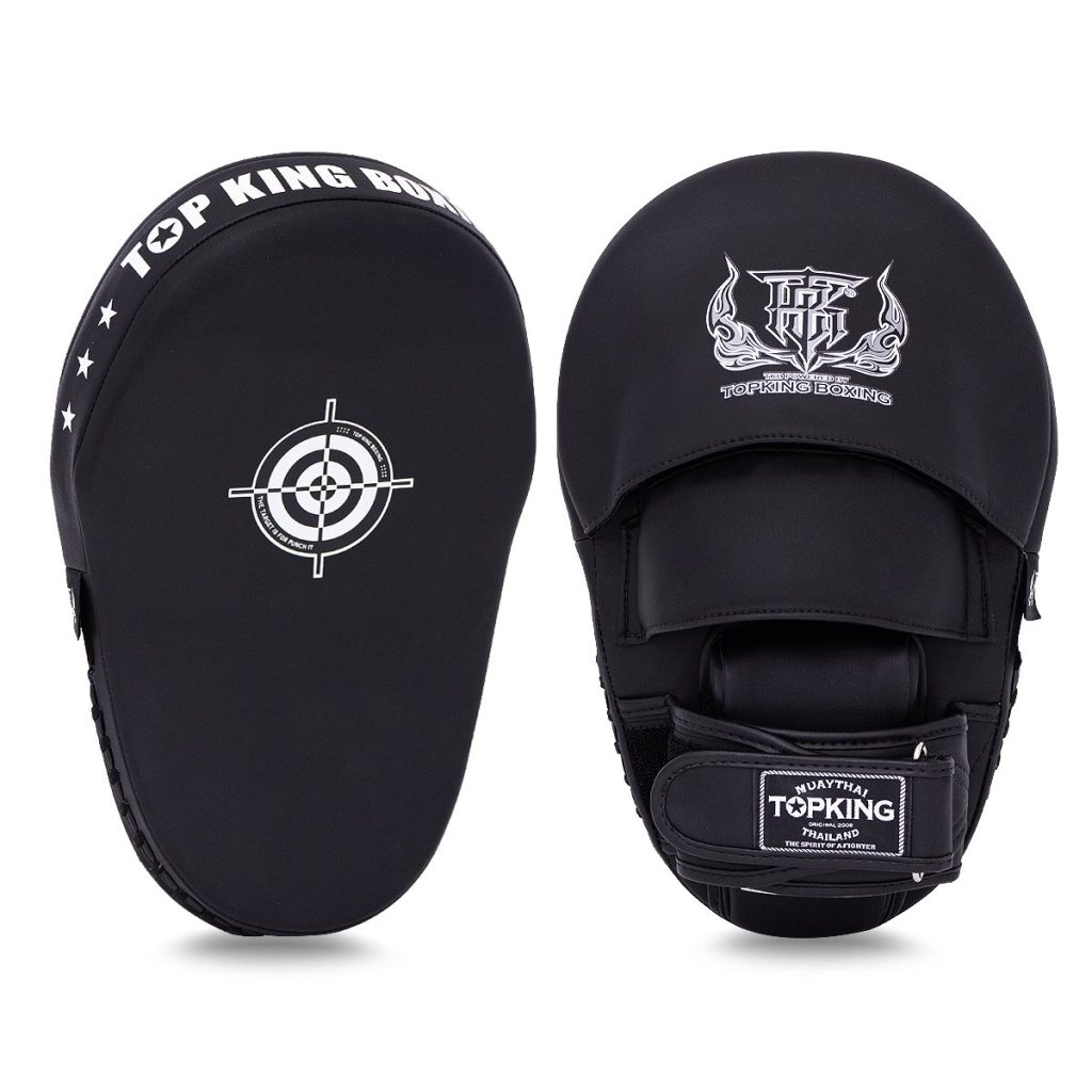 Paire de pattes d'ours Top King TKFME Extreme noir pour Muay Thaï et boxe