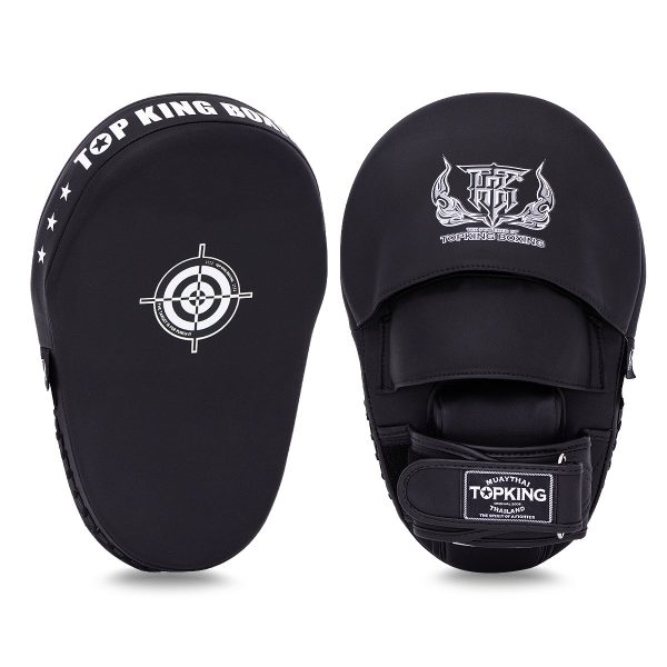 Pattes d'ours Top King TKFME Extreme noir Paire de pattes d'ours Top King TKFME Extreme noir pour Muay Thaï et boxe
