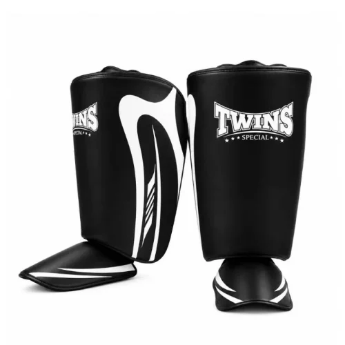 calfk kick twins Protège-tibias Calf Kick Twins Special noir et blanc