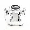 casque Twins comic vue de face Casque de sparring Twins Comic blanc vue de face avec logo Twins Special