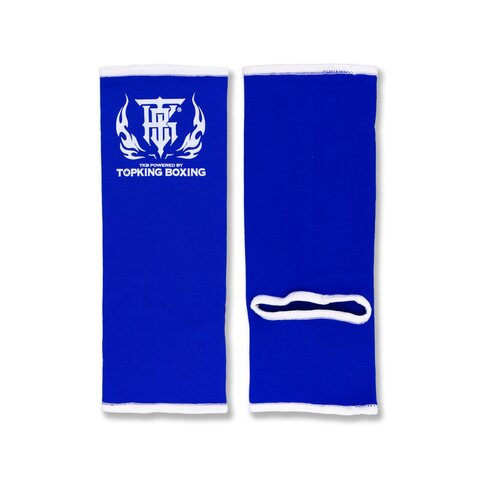 Chevillière Topking Boxing modèle classique bleue, vendue par paire