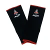 chevilleres-arwut-noir-rouge Chevillères Arwut noir et rouge, protection élastique pour Muay Thaï et kick-boxing