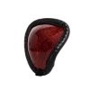 Coquille de protection Topking rouge carbone - vue avant Coquille de protection Topking en fibre de carbone rouge, vue avant
