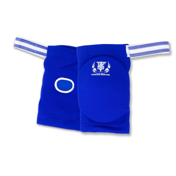 Coudière Topking bleue Paire de coudières Topking bleues avec logo Topking Boxing