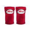 Coudière Twins Special rouge - logo Twins Special Paire de coudières Twins Special rouges avec logo Twins Special visible