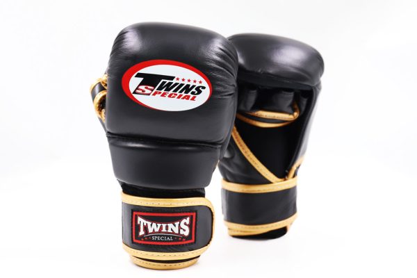 Gants de grappling Twins Special - vue de profil Gant de grappling Twins Special vu de profil, ouverture pour les doigts