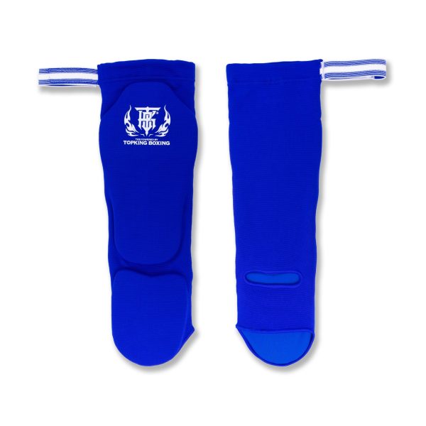 Protège-tibias chaussette Topking coloris bleu