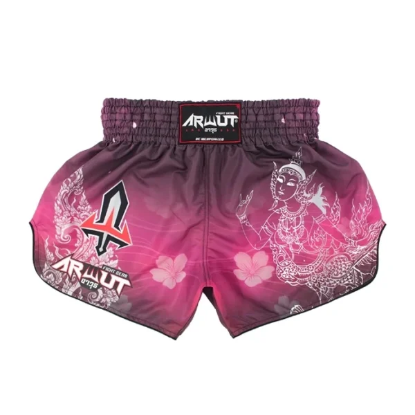 short-arwut-rose-face Short Arwut Sublimation Rose - vue de face