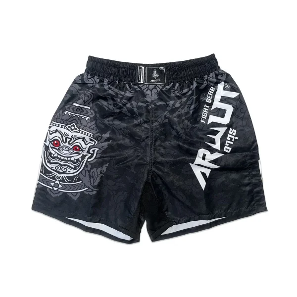short-mma-arwut-asura-noir-face Short MMA Arwut Asura Noir - vue de face