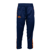 Survêtement Topking bleu marine et orange – pantalon vue de face Pantalon de survêtement Topking bleu marine à bandes orange vu de face