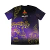 tshirt-arwut-erawan-dos T-shirt Arwut Sublimation Erawan vue de dos, motif éléphant thaï doré sur fond violet et noir